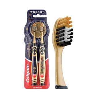 Colgate Harry Potter Manual Kids Toothbrush Pack, Extra Soft, 2 Pack